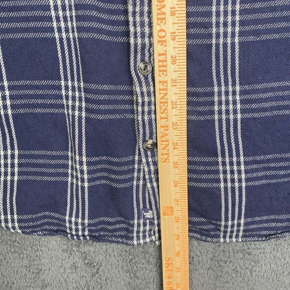 North Face Shirt Mens Medium Plaid Button Down Flannel Long Sleeve Casual - Picture 8 of 13
